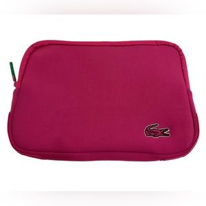 Lacoste Pink Laptop Sleeve Case